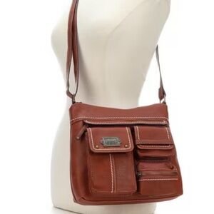 Brown Leather Crossbody Bag